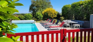 Pool - Holiday Home 'Le Clos Du Verdelet À Planguenoual' with Sea View, Private Pool and Wi-Fi (Lamballe-Armor)