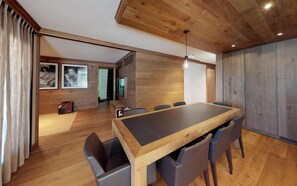 Dining - Modern in alpine style designed apartment with tasteful details (St. Moritz)