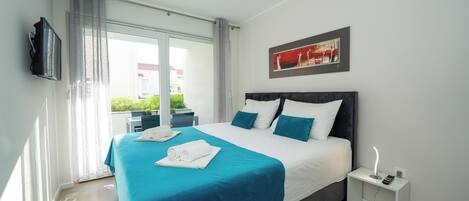 1 Schlafzimmer, BĂŒgeleisen/BĂŒgelbrett, kostenloses WLAN, BettwĂ€sche