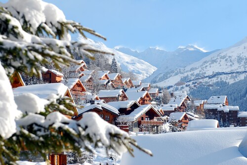 4 * Luxus Chalet Apartment, Ambiente, Kamin, WiFi. Méribel Les Trois Valées