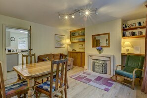 TV, fireplace - Robins Brook, Porlock (Porlock)