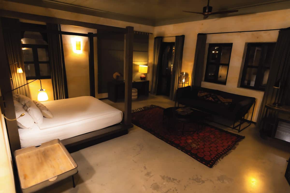 Suite with French Balcony | 1 bedroom, premium bedding, minibar, in-room safe