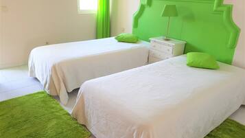 2 bedrooms, in-room safe, iron/ironing board, WiFi