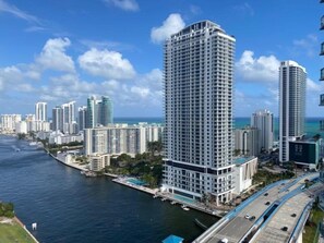 Condo (BW-2606) | Exterior - Bay, Ocean & Skyline View 2 Bed 2 Bath Residence @ Beachwalk Resort (Hallandale Beach)