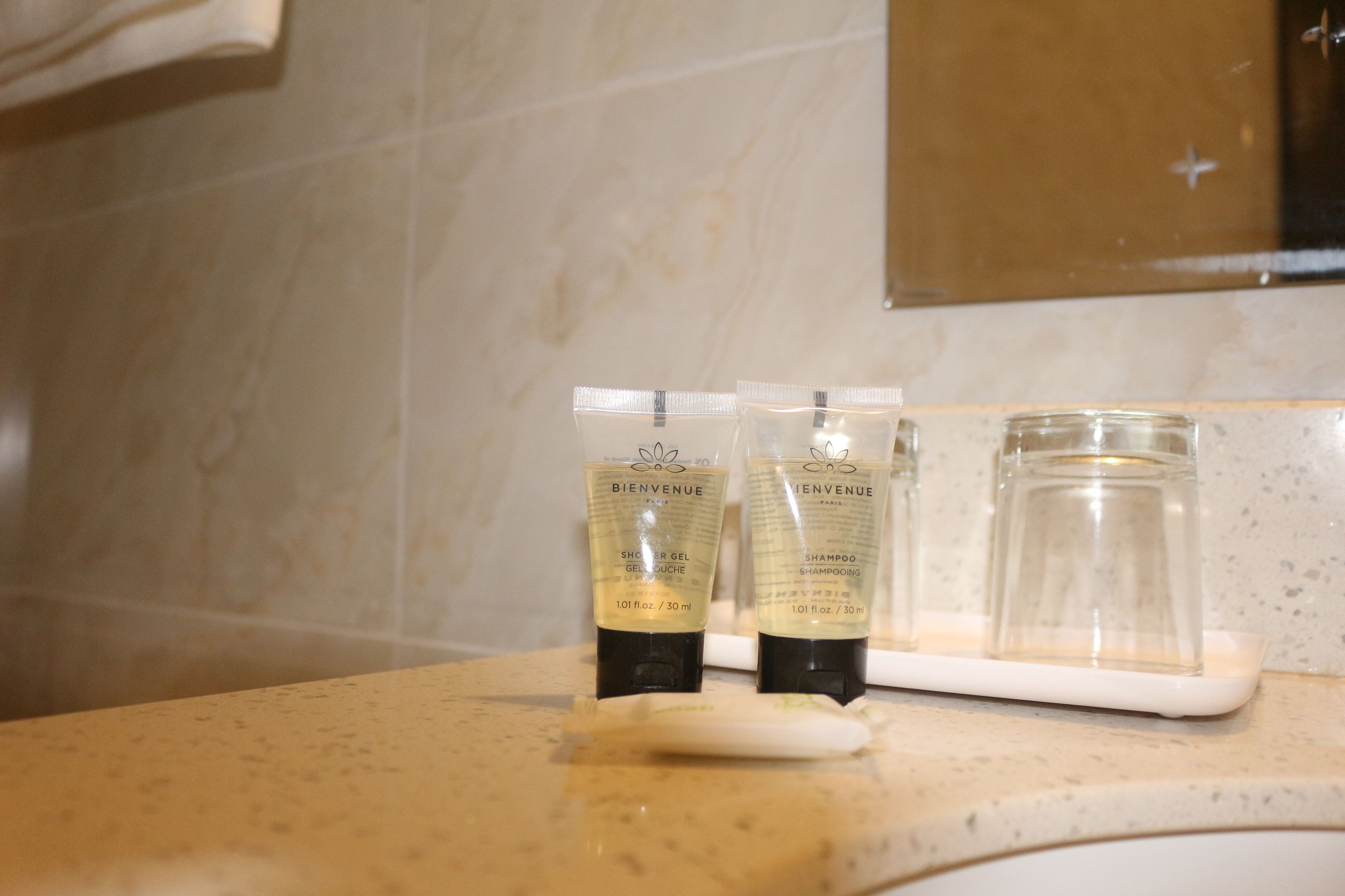 shower, rainfall showerhead, free toiletries, hair dryer