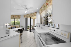 House, Multiple Beds (Unique waterfront home with pool, spa) | Private kitchen | Fridge, microwave, oven, stovetop