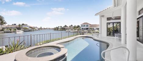 House, Multiple Beds (Waterfront home on key lot with pool,) | Pool