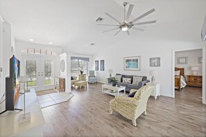 House, Multiple Beds (Inviting, quiet home in with pool and) | Living area - Inviting, Quiet Home in With Pool and Steps to Beach (Marco Island)