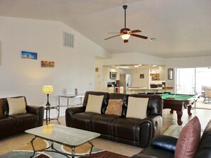 House, Multiple Beds (987 Aster Court) | Living area | TV, toys - 987 Aster Court (Marco Island)