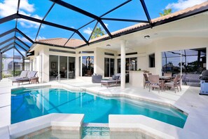 House, Multiple Beds (Elegantly decorated waterfront home w) | Pool | A heated pool - Elegantly Decorated Waterfront Home With Pool and spa (Marco Island)