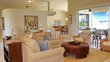 House, Multiple Beds (1684 Rainbow Court) | Living area | Flat-screen TV, toys