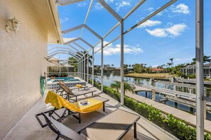 House, Multiple Beds (Waterfront home with pool, spa and wa) | Property grounds - Waterfront Home With Pool, spa and Walk to Beach (Marco Island)