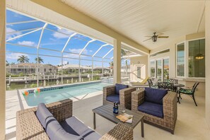 House, Multiple Beds (Waterfront home with pool, spa and wa) | Pool | A heated pool - Waterfront Home With Pool, spa and Walk to Beach (Marco Island)