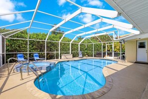 House, Multiple Beds (Centrally located pet-friendly home w) | Pool | A heated pool - Centrally Located Pet-friendly Home With spa and Pool (Marco Island)