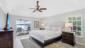 3 bedrooms, iron/ironing board, bed sheets