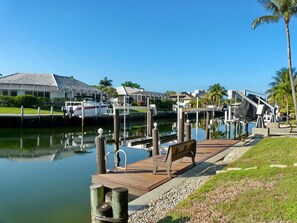 House, Multiple Beds (Serene waterfront home with pool, spa) | Dock