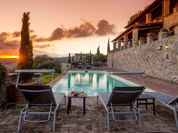 Indoor pool, outdoor pool