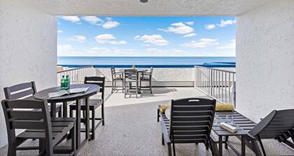 Unmatched Beachfront Condo With Roomy Balcony and Pool