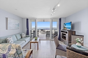 Condo, 1 King Bed with Sofa bed (Unmatched beachfront condo with roomy) | Living area