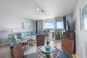 Condo, 1 King Bed with Sofa bed (Unmatched beachfront condo with roomy) | Living area