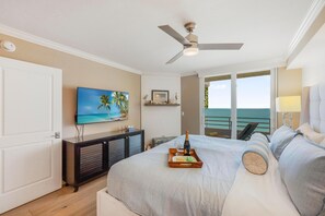 2 bedrooms, iron/ironing board, bed sheets - Beachfront Condo With 180-degree Views and Pool (Marco Island)