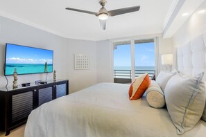 2 bedrooms, iron/ironing board, bed sheets - Beachfront Condo With 180-degree Views and Pool (Marco Island)