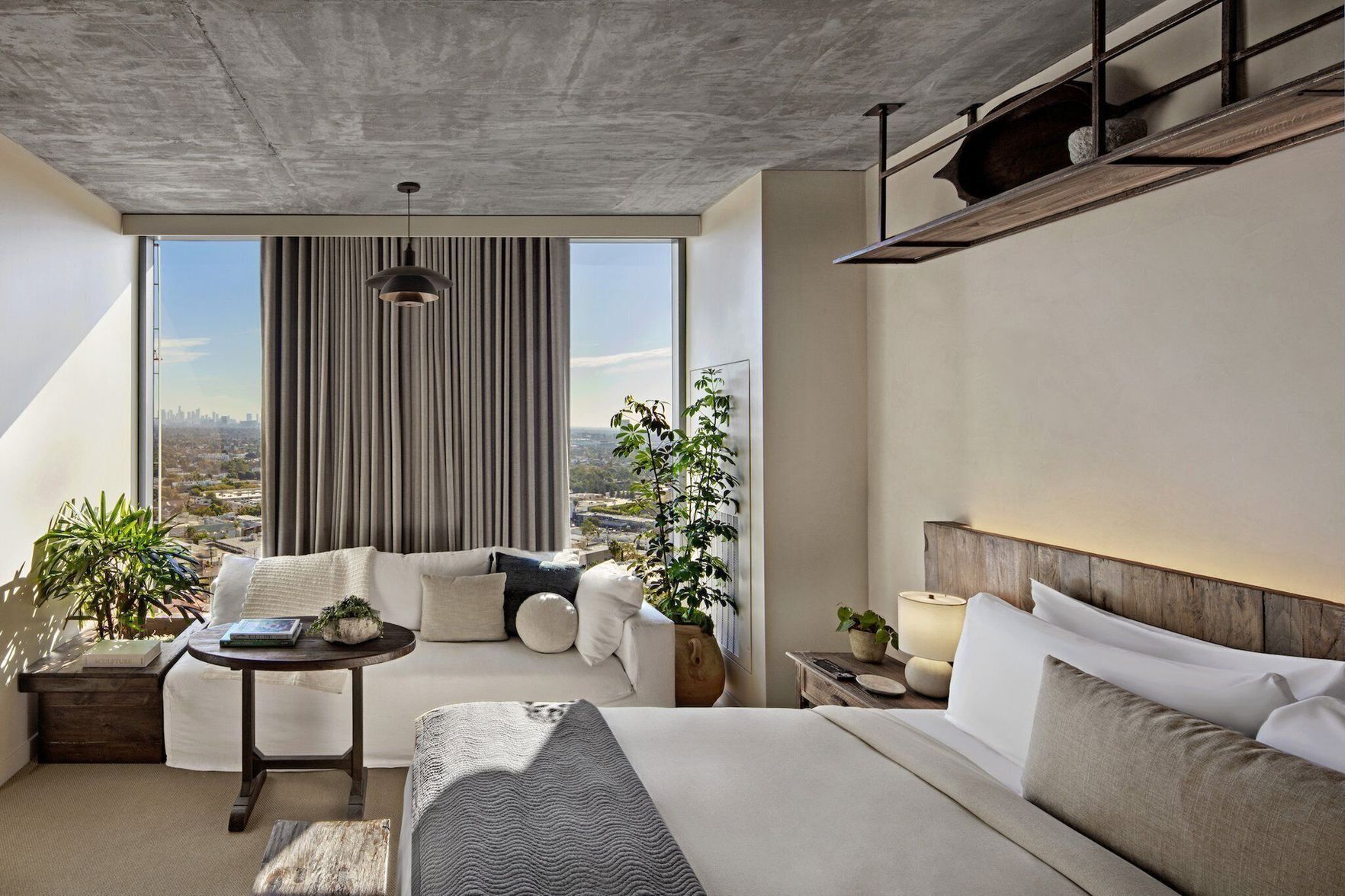 Premium bedding, down comforters, pillowtop beds, minibar