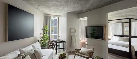 Loft Suite | 1 bedroom, premium bedding, down comforters, pillowtop beds
