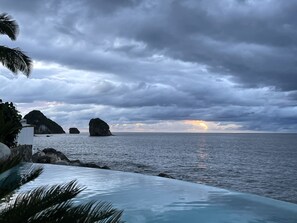 Outdoor pool - A Dream Worth Dreaming is a 3 bedroom 31/2 bathrooms beachfront property. (Puerto Vallarta)