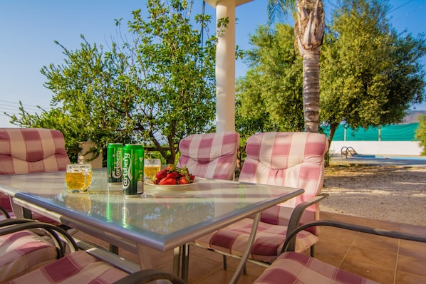 Villa, 3 Bedrooms, Sea View | Terrace/patio