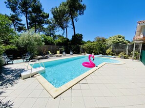 Pool - Superbe Villa avec piscine dans secteur calme (058) (Biscarrosse)