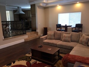 TV, fireplace, table tennis