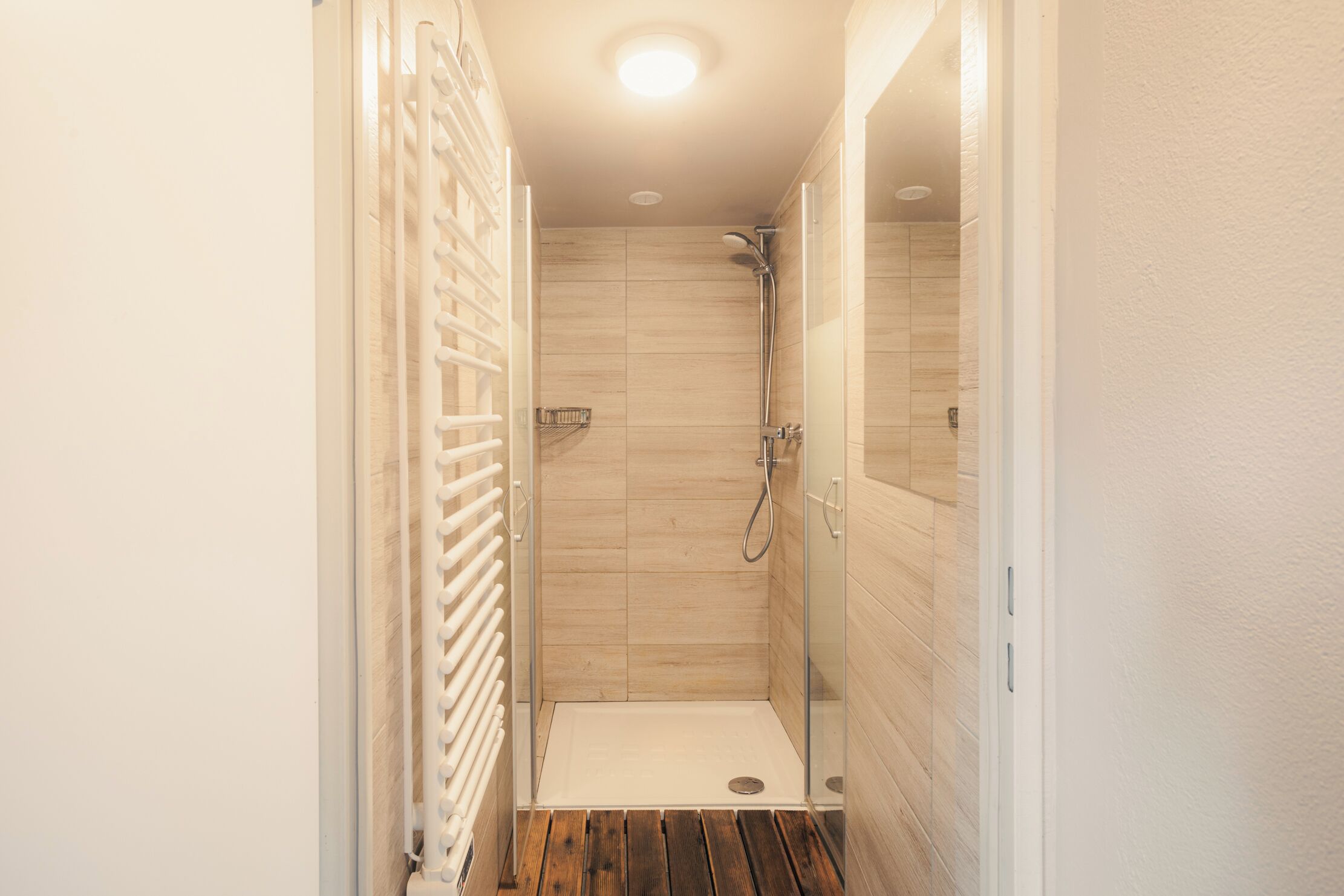 Regadera, amenidades de baño ecológicas, secadora de cabello, toallas 
