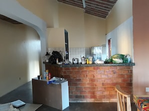 Geladeira, liquidificador