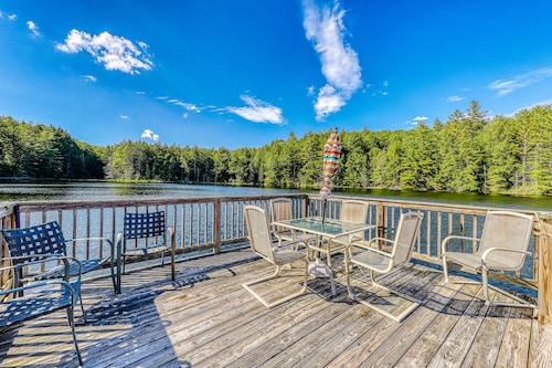 500 acre historic property w/private fishing lake, skiing + all-season fun