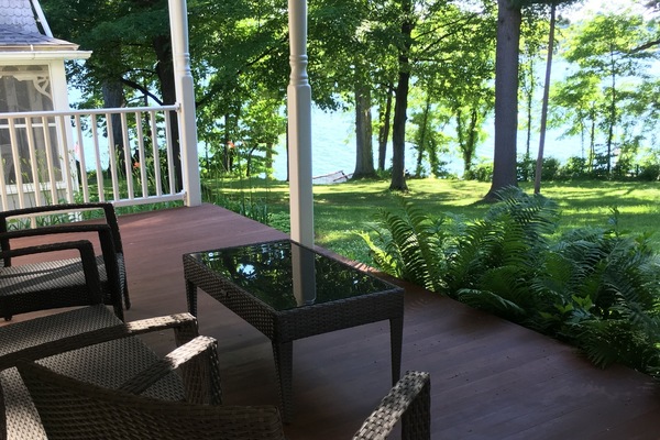Back porch view of the Great Sodus Bay!