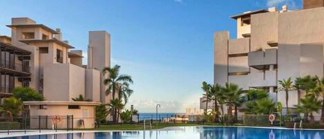 Una piscina climatizada