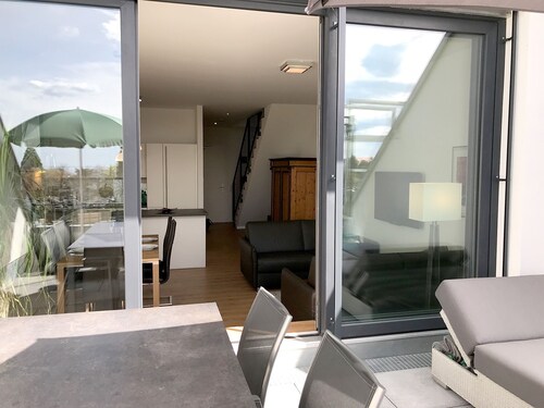 Ferienwohnung Cloud Nr. 9 - 3 Zimmer Maisonette Neubau Wohnung mit großem Balkon