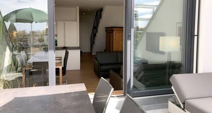 Ferienwohnung Cloud Nr. 9 - 3 Zimmer Maisonette Neubau Wohnung mit großem Balkon