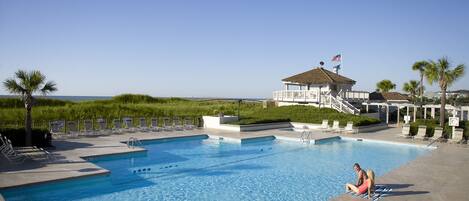 Indoor pool, outdoor pool