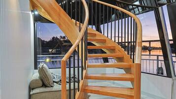 Elevate Luxury (6 berth houseboat) | Living area | Flat-screen TV, DVD player