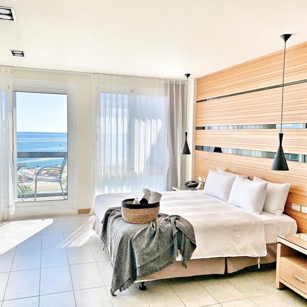 特级双人房, 海洋景观 | 遮光窗帘、婴儿床、折叠床/加床(额外收费)、免费 WiFi