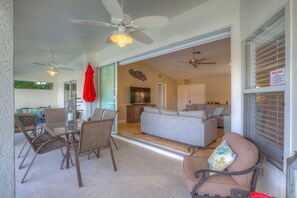 TV, smart speakers, stereo - Lazy Lagoon 1010  SE Cape Coral Heated Pool on Canal (Cape Coral)