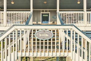 Exterior detail - Panoramic views from the wrap around porch overlooking south bald head (Bald Head Island)