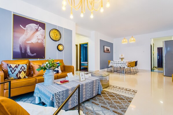 Apartment, 2 Schlafzimmer | Schreibtisch, kostenloses WLAN