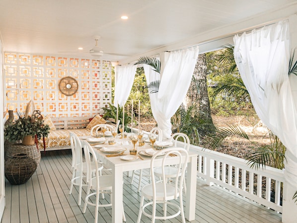 Outdoor dining