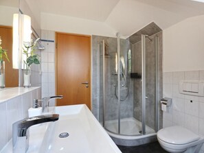 Shower, hair dryer