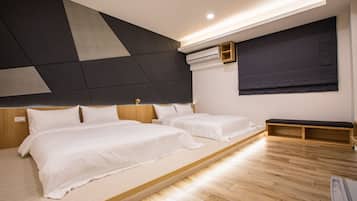 Japanese Quadruple Room | 1 bedroom, down comforters, individually decorated