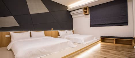 Japanese Quadruple Room | 1 bedroom, down comforters, individually decorated