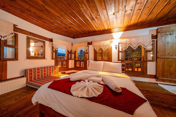 Premium bedding, blackout curtains, soundproofing, free WiFi